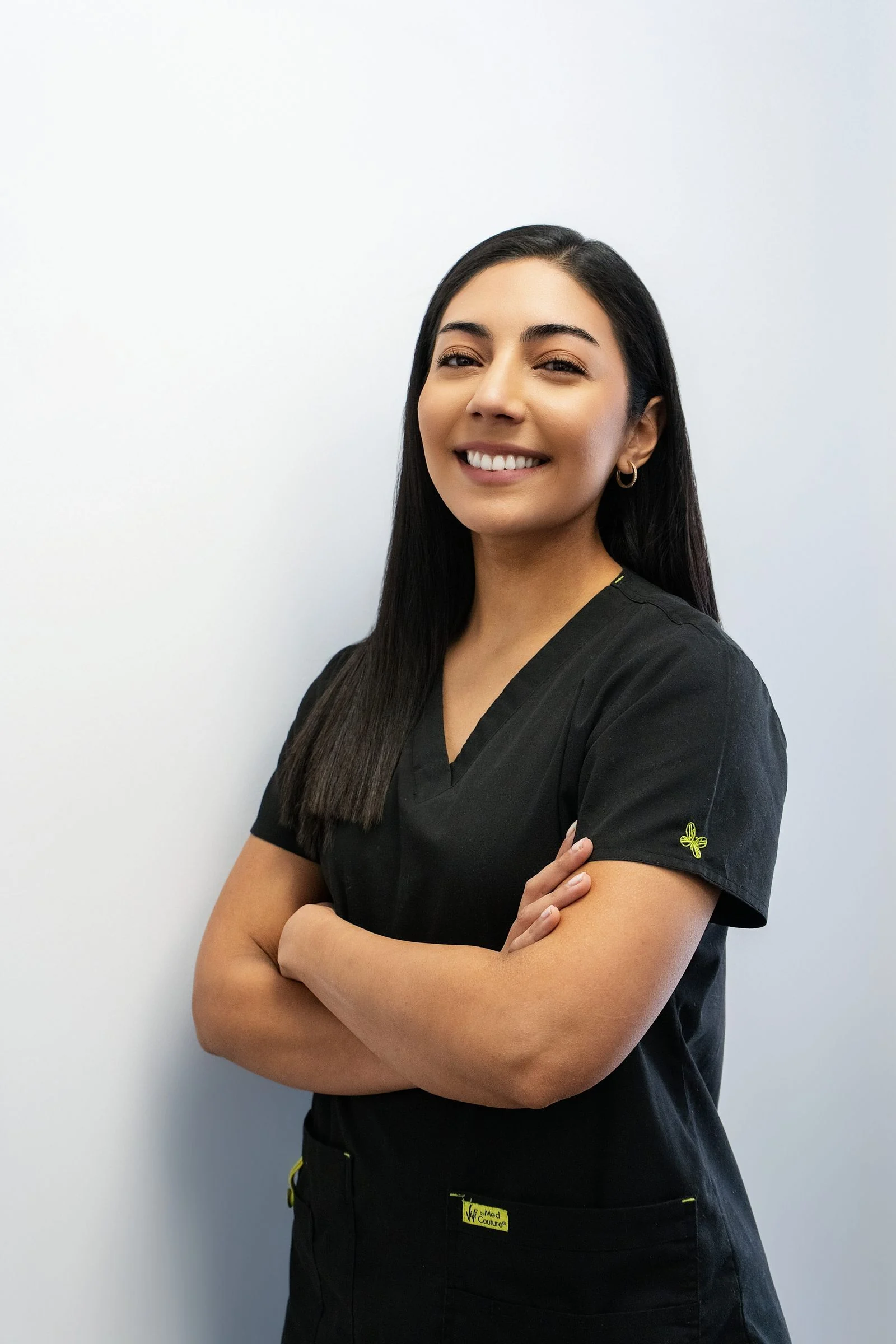 A confident and welcoming care professional